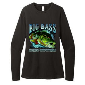 Big Bass Fishing Womens CVC Long Sleeve Shirt