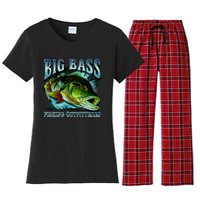 Big Bass Fishing Women's Flannel Pajama Set