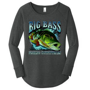 Big Bass Fishing Women's Perfect Tri Tunic Long Sleeve Shirt