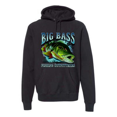 Big Bass Fishing Premium Hoodie