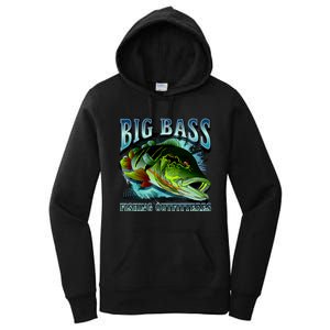 Big Bass Fishing Women's Pullover Hoodie