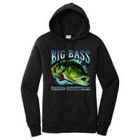 Big Bass Fishing Women's Pullover Hoodie