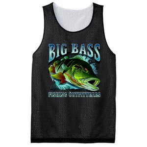 Big Bass Fishing Mesh Reversible Basketball Jersey Tank