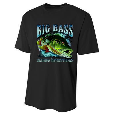 Big Bass Fishing Performance Sprint T-Shirt