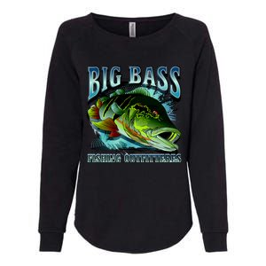 Big Bass Fishing Womens California Wash Sweatshirt