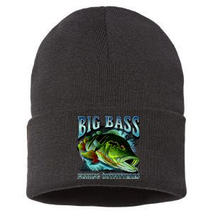 Big Bass Fishing Sustainable Knit Beanie