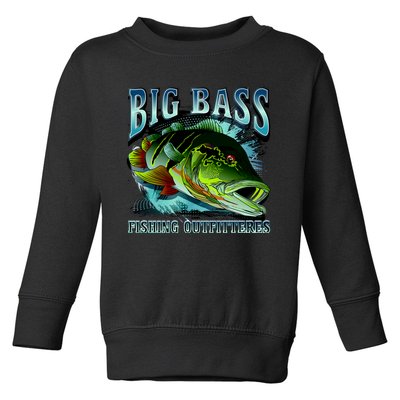 Big Bass Fishing Toddler Sweatshirt