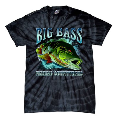 Big Bass Fishing Tie-Dye T-Shirt