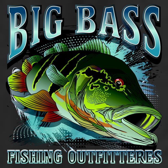 Big Bass Fishing Trucker Hat