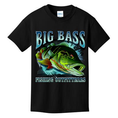 Big Bass Fishing Kids T-Shirt