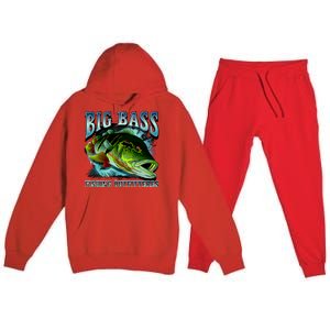 Big Bass Fishing Premium Hooded Sweatsuit Set