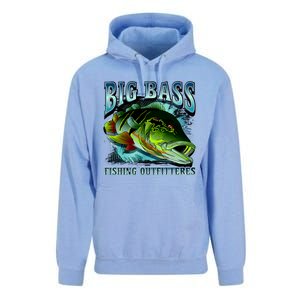 Big Bass Fishing Unisex Surf Hoodie