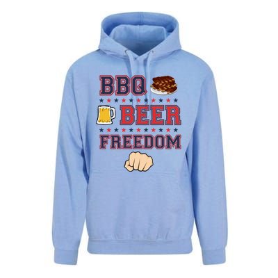 Bbq Beer Freedom Grilling Dad Uncle Trucker Funny Gift Unisex Surf Hoodie