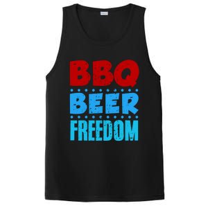 Bbq Beer Freedom Independence Day 4th Of July Party Gift PosiCharge Competitor Tank