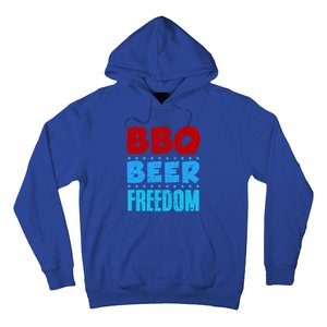 Bbq Beer Freedom Independence Day 4th Of July Party Gift Hoodie