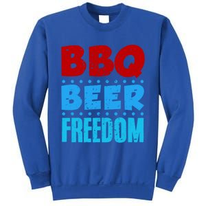 Bbq Beer Freedom Independence Day 4th Of July Party Gift Sweatshirt