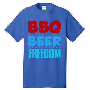 Bbq Beer Freedom Independence Day 4th Of July Party Gift Tall T-Shirt