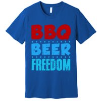 Bbq Beer Freedom Independence Day 4th Of July Party Gift Premium T-Shirt