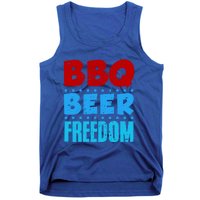 Bbq Beer Freedom Independence Day 4th Of July Party Gift Tank Top