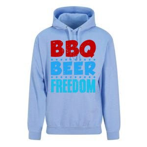 Bbq Beer Freedom Independence Day 4th Of July Party Gift Unisex Surf Hoodie