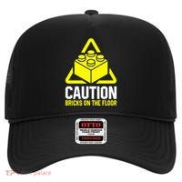 Brick Builder Funny Blocks Building Master Builder High Crown Mesh Back Trucker Hat
