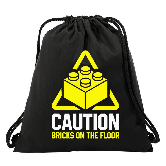 Brick Builder Funny Blocks Building Master Builder Drawstring Bag