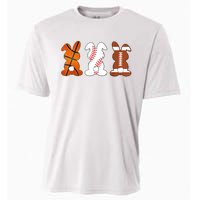 Basketball Baseball Football Sports Easter Bunny Rabbits Cooling Performance Crew T-Shirt