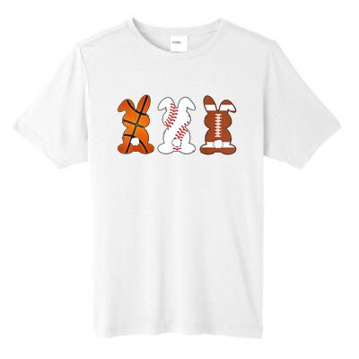 Basketball Baseball Football Sports Easter Bunny Rabbits Tall Fusion ChromaSoft Performance T-Shirt