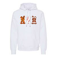 Basketball Baseball Football Sports Easter Bunny Rabbits Premium Hoodie