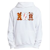 Basketball Baseball Football Sports Easter Bunny Rabbits Urban Pullover Hoodie