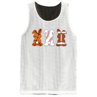 Basketball Baseball Football Sports Easter Bunny Rabbits Mesh Reversible Basketball Jersey Tank