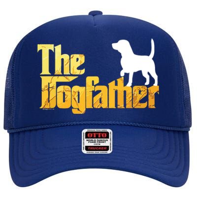 Beagle Beagle Funny High Crown Mesh Back Trucker Hat