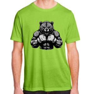 Bear Boxer Fighter Boxing Mixed Martial Arts Gift Adult ChromaSoft Performance T-Shirt