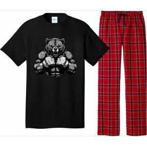 Bear Boxer Fighter Boxing Mixed Martial Arts Gift Pajama Set