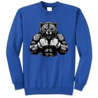 Bear Boxer Fighter Boxing Mixed Martial Arts Gift Tall Sweatshirt