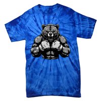 Bear Boxer Fighter Boxing Mixed Martial Arts Gift Tie-Dye T-Shirt