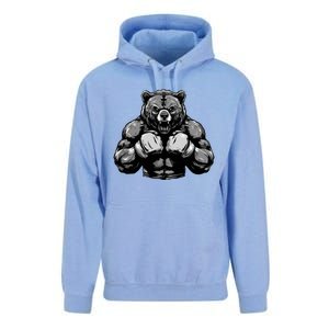 Bear Boxer Fighter Boxing Mixed Martial Arts Gift Unisex Surf Hoodie