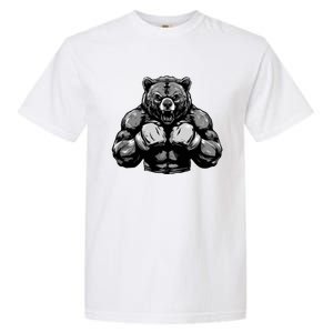 Bear Boxer Fighter Boxing Mixed Martial Arts Gift Garment-Dyed Heavyweight T-Shirt