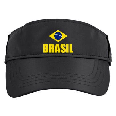 Brasil Brazilian Flag Soccer Sport Brazilian National Flag Adult Drive Performance Visor