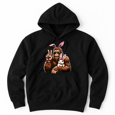 Bigfoot Bunny Funny Easter Day Sasquatch Hoodie