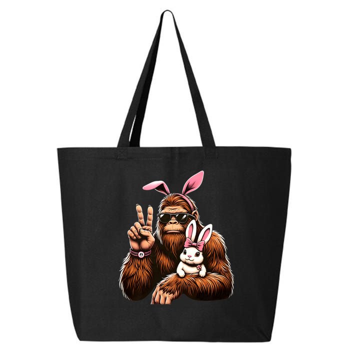 Bigfoot Bunny Funny Easter Day Sasquatch 25L Jumbo Tote