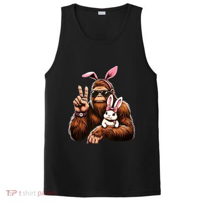 Bigfoot Bunny Funny Easter Day Sasquatch PosiCharge Competitor Tank