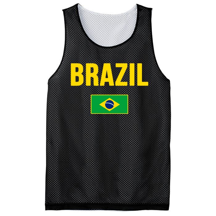 Brazil Brazilian Flag Brasil Bandera Bandeira Mesh Reversible Basketball Jersey Tank