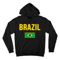 Brazil Brazilian Flag Brasil Bandera Bandeira Tall Hoodie