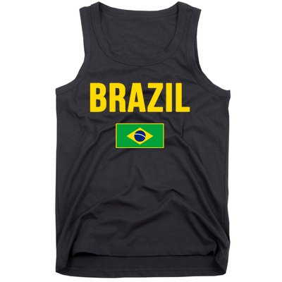 Brazil Brazilian Flag Brasil Bandera Bandeira Tank Top