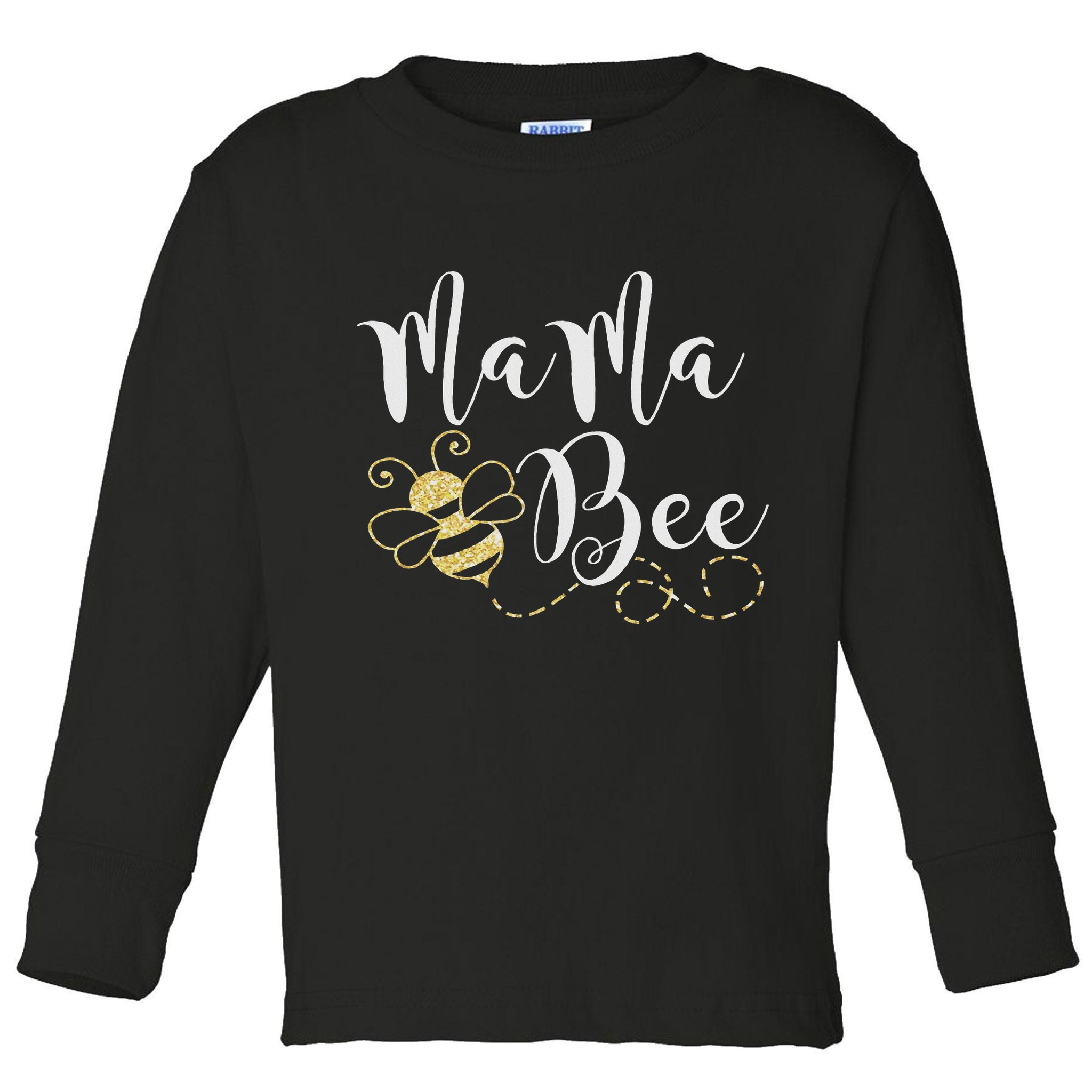 Birthday Bee Family Mama Bee Mom Mothers Gift For Women Toddler Long Sleeve Shirt
