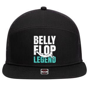 Bellyflop Belly Flop 7 Panel Mesh Trucker Snapback Hat