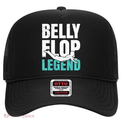 Bellyflop Belly Flop High Crown Mesh Back Trucker Hat