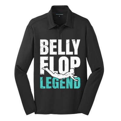 Bellyflop Belly Flop Silk Touch Performance Long Sleeve Polo