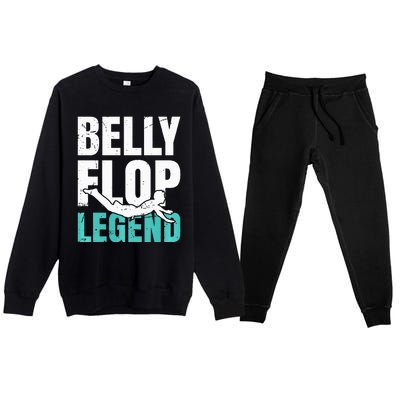 Bellyflop Belly Flop Premium Crewneck Sweatsuit Set